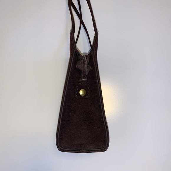 Vintage Cabrelli Brown Microsuede Purse - Picture 5 of 11